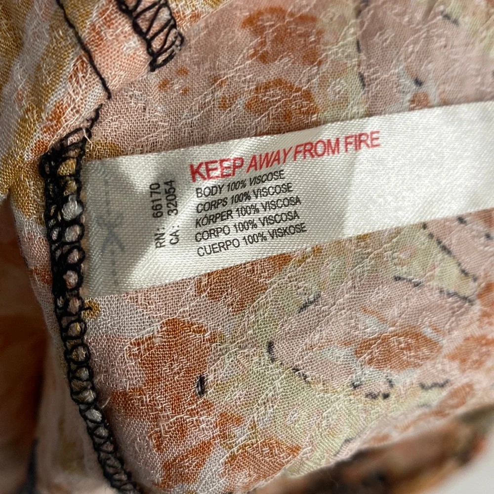 (A8) NEW Free People NWT Bali Mariposa Slip Dress in Black Combo, Size XS, NWOT - Picture 13 of 16